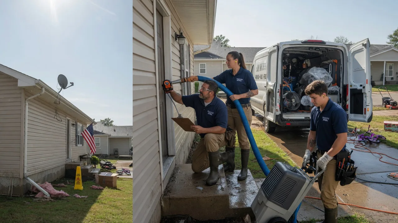 Ceiling Water Damage Restoration in Mcalester, OK near me